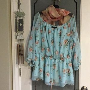 Lane Bryant Chiffon Blouse.